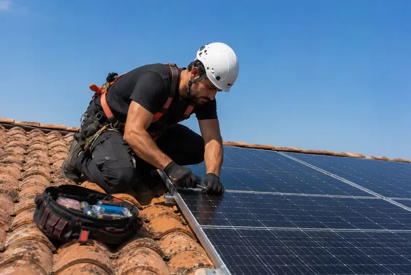 Maintenance et monitoring de panneaux solaires à Saint-Égrève